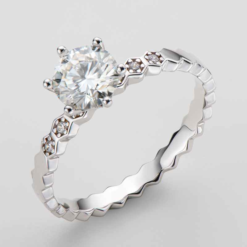 Statement & Cocktail Round Cut 925 Silver Engagement Rings