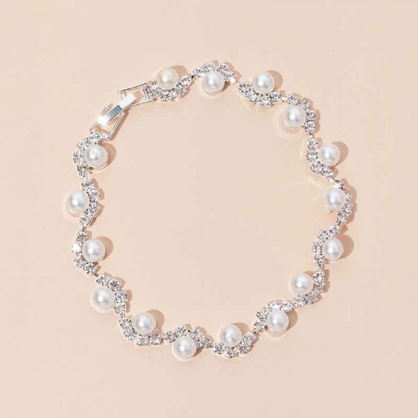 Alloy/Rhinestones/Imitation Pearls Ladies' Jewelry Sets
