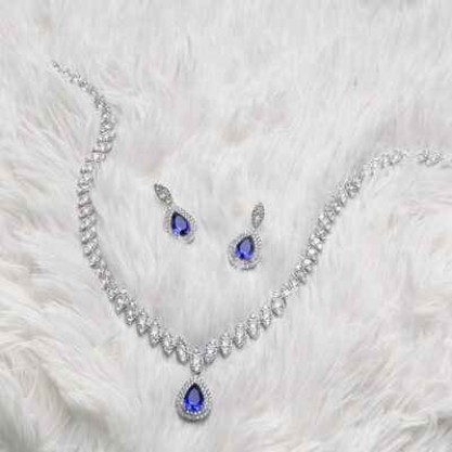 Classic Zircon Ladies' Jewelry Sets