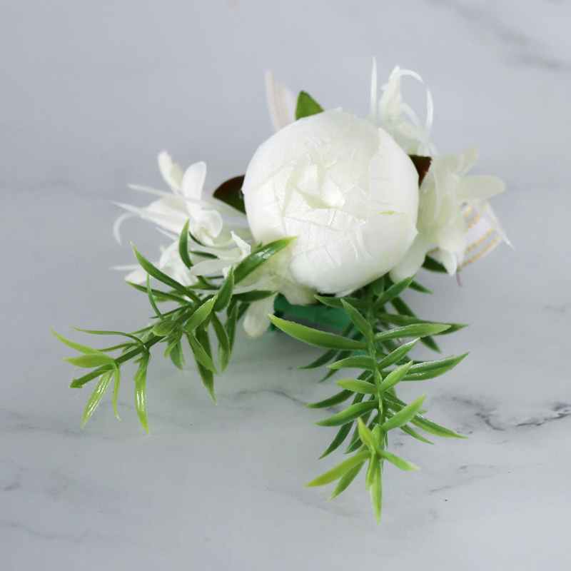 Gorgeous Free-Form Satin Boutonniere (Sold in a single piece) -