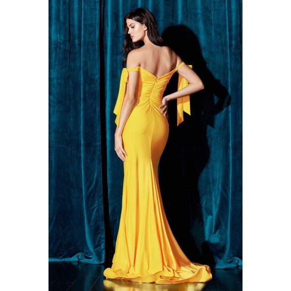 Stretch Luxe Jersey Dress-01 by Cinderella Divine -CD943