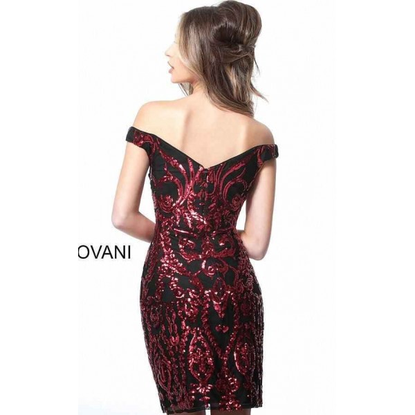 Jovani Prom Short Off Shoulder Cocktail Dress 2666
