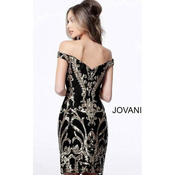 Jovani Prom Short Off Shoulder Cocktail Dress 2666
