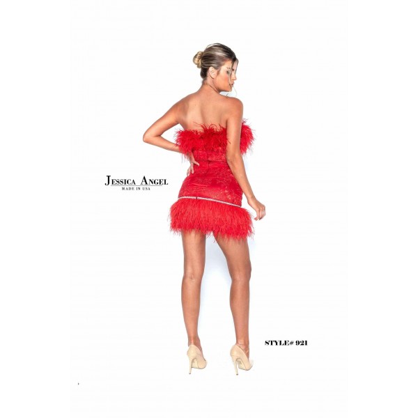 Jessica Angel Short Strapless Cocktail Dress 921