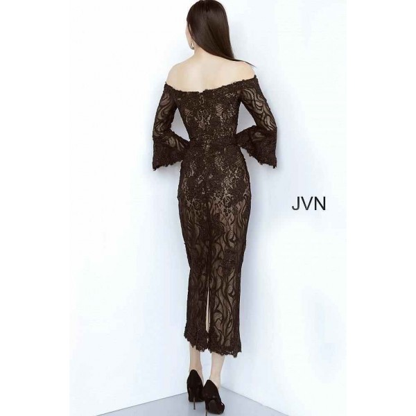 Jovani Short Lace Formal Dress 2241 Black